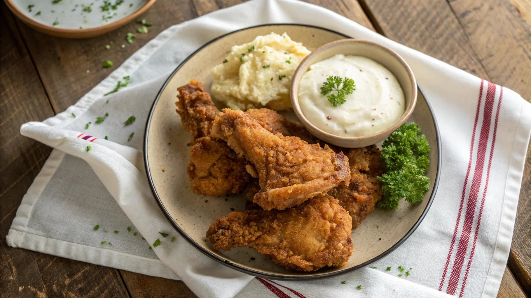 Maryland Fried Chicken with White Gravy