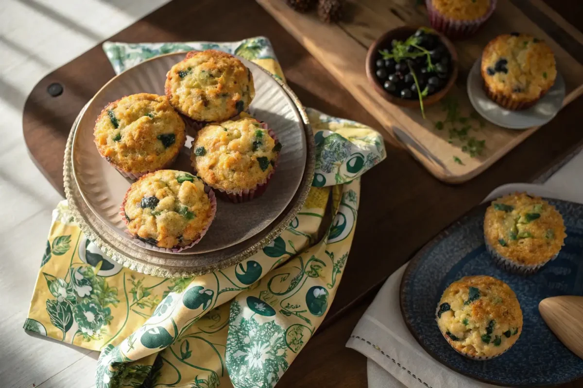 Freshly baked Bisquick muffins with a golden-brown texture served on a plate, perfect for breakfast or snacks.